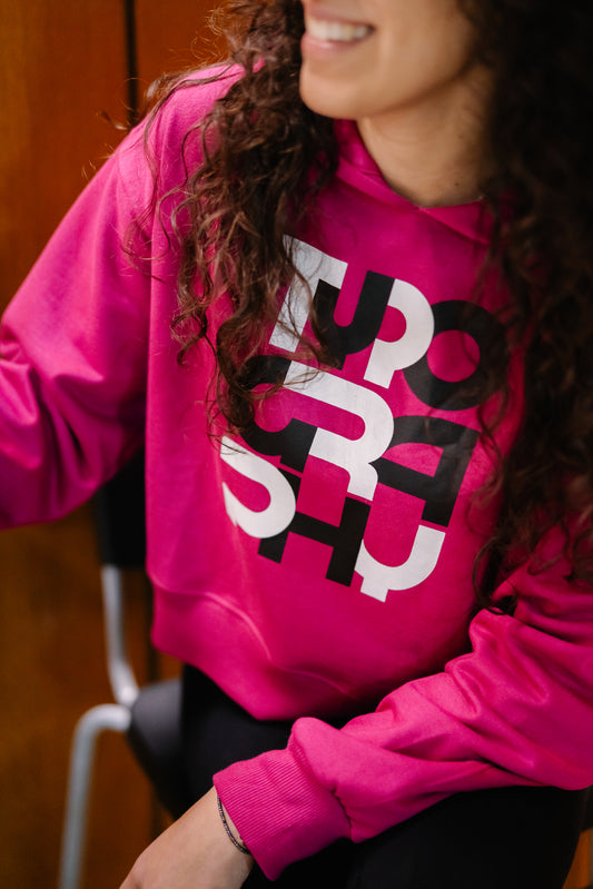 Hoddie Bold Rosa